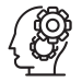 Creative mind icon