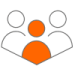 relationship3 Three Users side by side icon